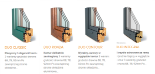 Oferta okien drewniano-aluminiowych na stronie firmy WITRAŻ